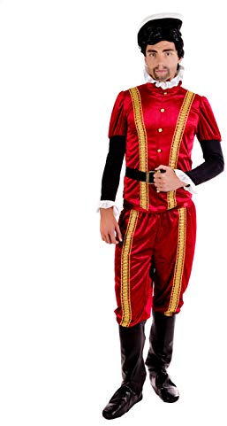 Fun Shack Kostüm Edelmann für Herren, Barockstil, Königskostüm für Fasching und Karneval, M