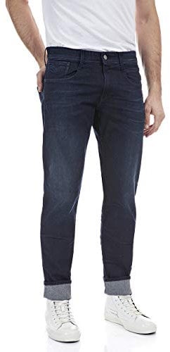 Replay Herren Jeans mit Power Stretch, Blau (Dark Blue 007), 31W / 30L