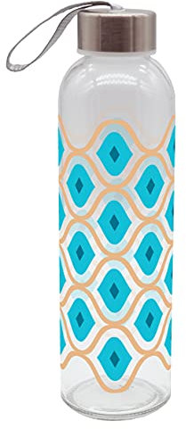 infinite by GEDA LABELS (INFKH) Borraccia retrò, 500 ml, in vetro