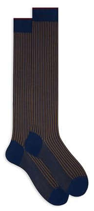 Gallo Calze lunghe uomo cotone vanisé blu