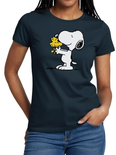 Peanuts Snoopy Und Woodstock Frauen T-Shirt