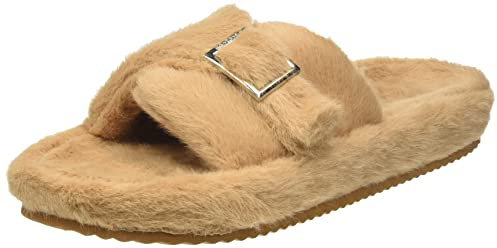 flip*flop Damen furbuckle Hausschuh, Toast, 42 EU