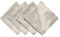 TOPLUXE Stoffservietten 4er Set 45x45cm, Servietten Waschbar, Tischdeko für Esstisch Home Kitchen Room Restaurant (Beige)