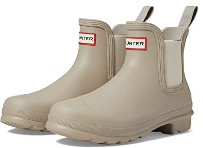 Hunter Stivaletti Chelsea da donna, colore naturale, Sabbia morbida pietra scrematura, 38 EU