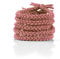 Set di 5 elastici per capelli intrecciati rosa, con 2 bellissimi colori per l'uso quotidiano