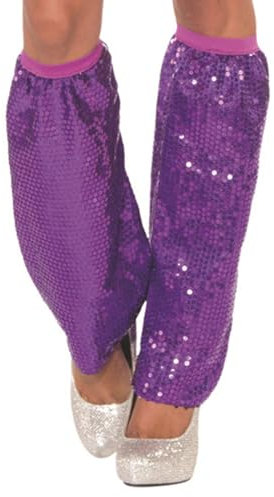 Swetopq Pailletten Beinsocken Elastische Bündchen Beinstulpen Glitzer Beinlinge 80er Tanzparty Raves Kostüm Trendige Beinmanschetten Geschenke Pailletten Beinstulpen Für Mädchen Und Frauen
