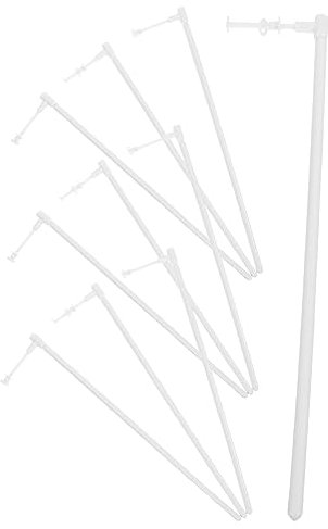 CAXUSD 10St Windmühlenstöcke Teile für Windmühlen DIY-Windmühle, die Stäbe herstellt Windradteile Windmühle Macht Stöcke Windmühlenmasten Handlich Komponente Lieferungen Zubehör PVC Weiß