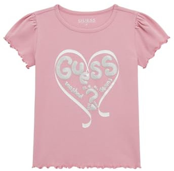 GUESS T-Shirt Logo Rosa Rosa A60U