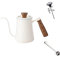 Gooseneck Coffee Kettle 550ml with Thermometer and Coffee Spoon, Stainless Steel Pour Over Kettle Coffee Pot with Long Narrow Spout Hand Drip Kettle