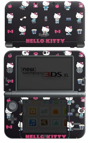 DeinDesign Skin kompatibel mit Nintendo New 3DS XL Folie Sticker Hello Kitty Fanartikel Kindheit