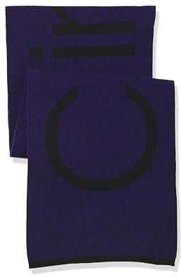 Calvin Klein Damen Soft Logo Cold Weather Birdseye Scarf Winterschal, Byzantinisch, Einheitsgröße