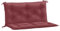 vidaXL Gartenbank-Auflagen 2 STK. Melange Weinrot 100x50x7 cm Stoff