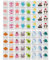 Seaside Escape Game Blöcke 65 Fliesen Seaside Escape Game Fliesen Flagge Muster Spiele Mahjong Fliesen Set(Style 2,30mm)