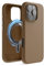 elago Magnetic Silicone Case Compatible with iPhone 16 Pro Case 6.3 Inch Compatible with All MagSafe Accessories - Built-in Magnets, Soft Grip Silicone, Shockproof (Brown)