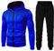 Jogginganzug Herren Baumwolle, Blue Vintage Track Pants, PSG Anzug, fußball Trainingsanzug Kinder, Retro, Jogginganzug, Sport Outfit Herren, Hausanzug Kinder, Trainingsanzug Herren langgröße, Jogging