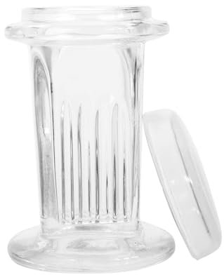 HOMOCONO Glas Färbegefäß Mit Runden Deckel Für Labor Glas Färbetank Für Labor Experimente Färbung Tank Färbung Jar Für Und Schulen