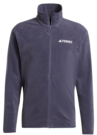 adidas Men's Terrex Multi Essentials Full Zip Fleece Jacket, Shadow Navy, 4XL