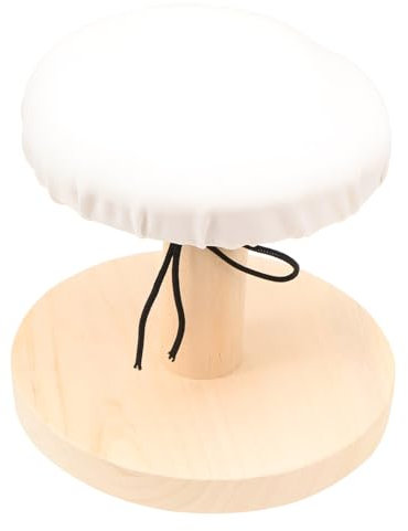 WESIEVYA Tablero De Planchado Redondo De Madera Taburete De Planchado Multifuncional Solución Práctica De Ropa Diseño Estable y Compacto para Hogar