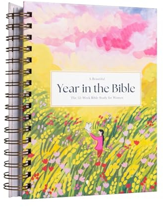 Twinsun A Beautiful Year in The Bible for Women, The 52-Week Bible Study for Women, 52-Week Women's A Year of Bible Study,Bible Study Supplies Bible Journal for Women,Bible Study Guide for Women (A)