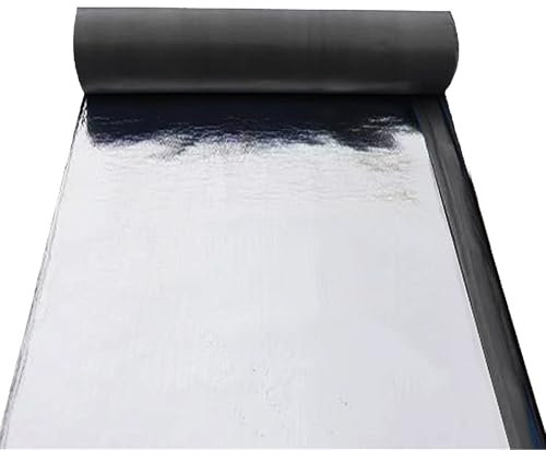 Bitumen Aluband Reparaturband 1.50 mm Wasserdichtes Dichtband Butylkautschuk Aluminiumfolie Tape für Dachleckage, Oberflächenriss, Fensterbankspalt Bitumenbahn(3.3'x32.8'=1x10m)