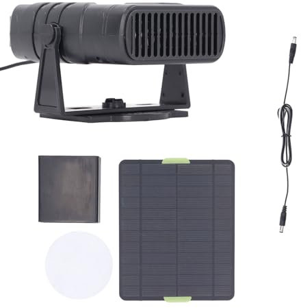 Chauffage solaire de taille compacte pour poulaillers et serres, panneau solaire portable, chauffe-poulailler
