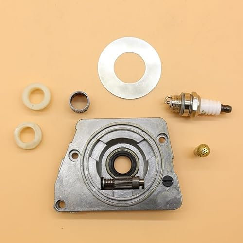LCCOZMD Parti di Tosaerba Pompa dell'olio Filtro a Ingranaggi a Vite Senza fine Candela Adatta for Husqvarna 61 66 266 268 272 XP 266XP 268XP 272XP Ricambi for motoseghe a Gas da Giardino Durevole