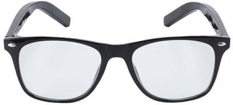 Lunes de Traduction Vidéo AI Plus de 100 Langues, Lunettes Intelligentes en Temps Réel, 5.3 Dispositif de Traduction Construit en Haut-Parleur Mic Contrôle Tactile pour Le (Cadre Noir)