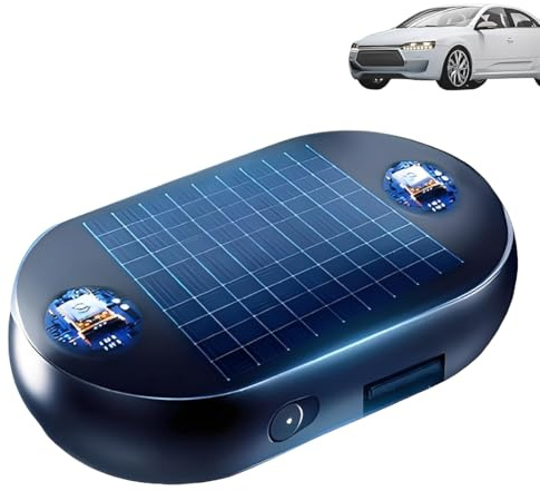 OIXYAZ Elektrischer eiskratzer auto,Elektromagnetischer Scheibenenteiser Auto – Solar+USB Aufladbar,frostschutz auto,Tragbarer Autoentfroster Frostschutz (1 pcs)