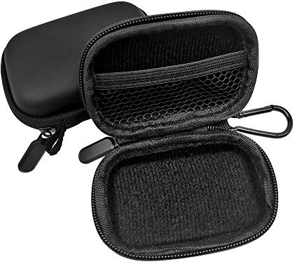 RASTKY Wasserabweisende Oximeter-Tasche, Robuste EVA-Hülle, Tragbare Tasche für Fingerspitzen-, Schwarz, 10 X 7 X 4 Cm