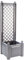 KHW Pfanzkasten mit Spalier 43 cm, grau, 43x43x140 cm, 37202