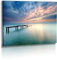 Fotoatelier Dirk Haas Premium Acrylglasbild XXL - Natur - Landschaft - Italien - Gardasee - Sonnenuntergang - Steg - Acrylglas : 30 cm x 20 cm