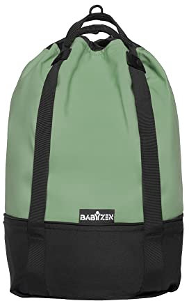 BABYZEN YOYO Bag, Peppermint - Proporciona Almacenamiento Adicional y Resistente en el Cochecito YOYO2 - Incluye la Base de Ruedas y los Ganchos