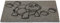 Bestlivings Fußmatte Kokos Schuhabtreter 25x50cm (Schildkröte), Fußabtreter Schmutzfangmatte Türmatte Bodenmatte Läufer Teppich Türvorleger Abtreter