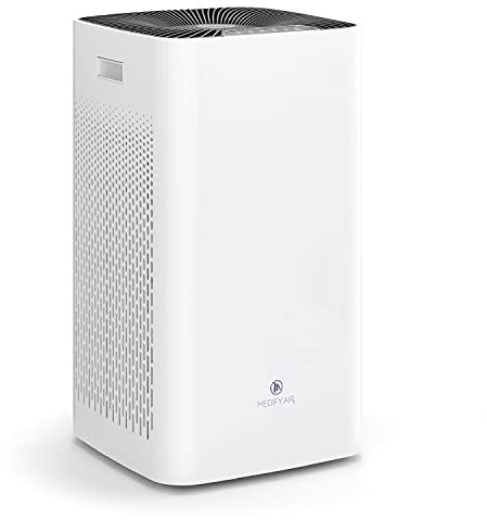 Medify Air MA-112 V2.0 Air Purifier with H13 HEPA filter - a higher grade of HEPA | Covers 2,400 sq ft - Allergies, Smog, Odors, Smoke, Pets Dander, Dust | Dual intake with 2 filters