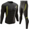 UNIQUEBELLA Tuta Sci Termica Intimo Termico Manica Lunga Maglietta Termica + Pantaloni Lunghi Termici, Sport Invernali, Set Termico Uomo