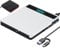 SOMDARHK External DVD Drive for Laptop: USB 3.0 & Type-C Portable CD Burner Reader with SD/TF Card Slot & 2 USB Ports/Slim Silver Compatible with PC Tablet Mac (Windows 11/10, MacOS, MacBook Pro)