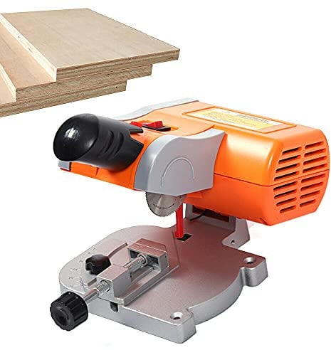 Mini Cut Off Machine 1/2 Cut Depth - Portable Table Saw Woodworking Bench Saw Portable Benchtop Table Saw Woodworking Cutting Polishing Carving Machine Woodworking Cutting Machine with Countertop