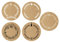 colortouch Aufkleber zum Beschriften - 80 Stück Etiketten für Beschriftung - Beschriftbar 37 mm Rund Aufkleber für Geschenke, Verpackung - Selbstklebend Sticker in Kraftpapier Optik