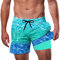 Dancinova Short de Bain Homme étanche Séchage Rapide de Couleur Dégradée Board Short Doublure de Compression