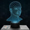 Nachttischlampe - Touch-Nachtlicht Visage 3D-LED-Lampe Illusion, Geschenkidee Weihnachten Geburtstag Junge und Mädchen Nachttischlampe Kinder- oder Erwachsenenzimmer