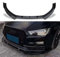 3 STÜCKE Für Audi S3 A3 Frontschürze Lippe, Body Kit Schutz Zubehör, Auto Frontlippe Spoiler Separator, ABS Material (Klar Schwarz)