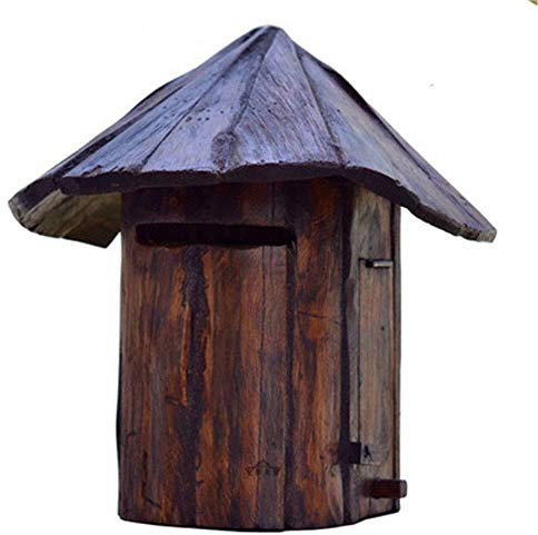 Sudemota Briefkasten Briefkästen Wandhalterung Klassisch Holz Briefkasten Modern Haus Vertikale Wandhalterung Kreative Dekoration Briefkästen Outdoor Briefkasten