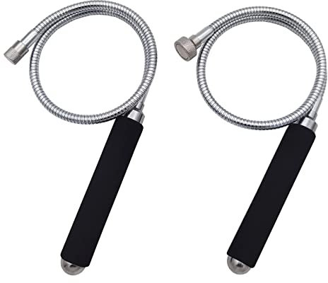 VASTOOLS Flexibler Magnetheber 2 Stück, 2kg & 5kg, 66cm Flexibel Stabmagnet Stark