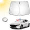 BIBIBO Mazda 3 Sedán Cubierta de parabrisas delantero para coche, compatible con Mazda 3 Sedán 2019-2025, cubierta de coche plegable con protección UV, parasol contra rayos UV