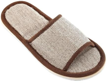 Hausschuhe aus Baumwolle Offene Schuhe Damen Herren Unisex Paare Mode Casual Haus Pantoffeln Indoor Boden Flache Schuhe Sandalen Flache Zimmerschuhe