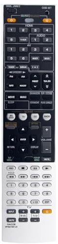 RAV336 WT92720US Fernbedienung Ersatz für Yamaha AV Receiver RX-A700BL HTR-6063 RX-A700 RX-V667