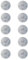 Wonder Full Energy - Piles Boutons Alcalines LR44 1.5V - Pack de 10 Piles Longue Durée - Haute Fiabilité et sans Fuite - pour Accessoires Médicaux, Télécommandes, Jouets, Appareils Connectés