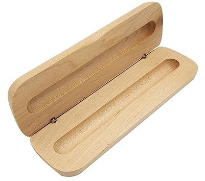 CORHAD personalisierter Bleistifthalter aus Holz multifunktionales Briefpapieretui zur Stiftaufbewahrung