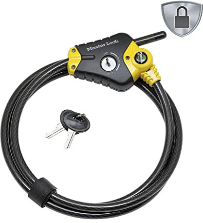 MasterLock Kabelschloss, Python, 4,5 m, O10 mm