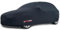 BEXITA Bâche Voiture Intérieure Extensible, Protection de Luxe Contre la Saleté et la Poussière, Doublure Intérieure Douce, Respirante, Anti-poussière, Bache Voiture Noire pour Hatchback-S